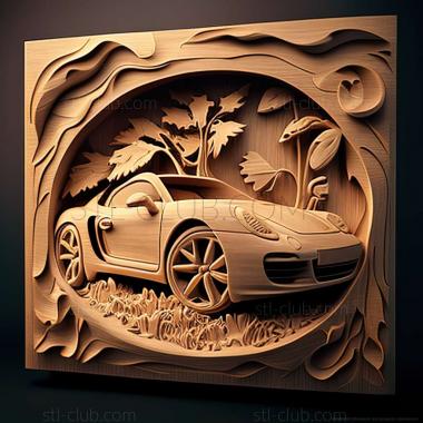 3D model Porsche Boxster (STL)